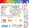 Back to School Classroom Bulletin Board Decorations (Red, Blue, Green, Yellow, Orange)